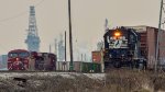 NS GP38-2 High nose Locomotive in the yard